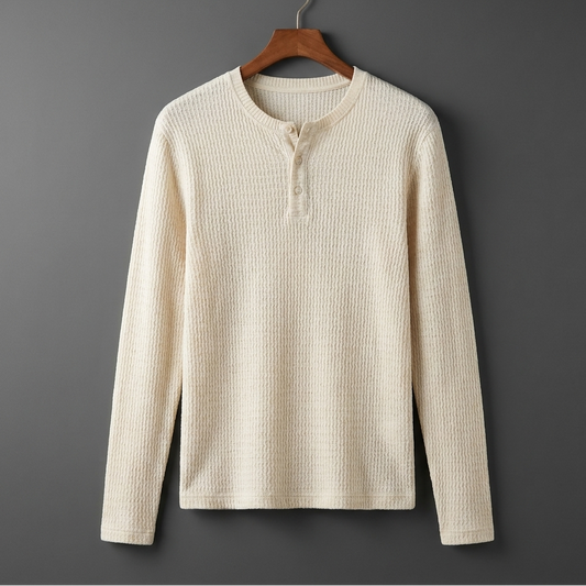 Pietro Milano® Henley de Manga Larga