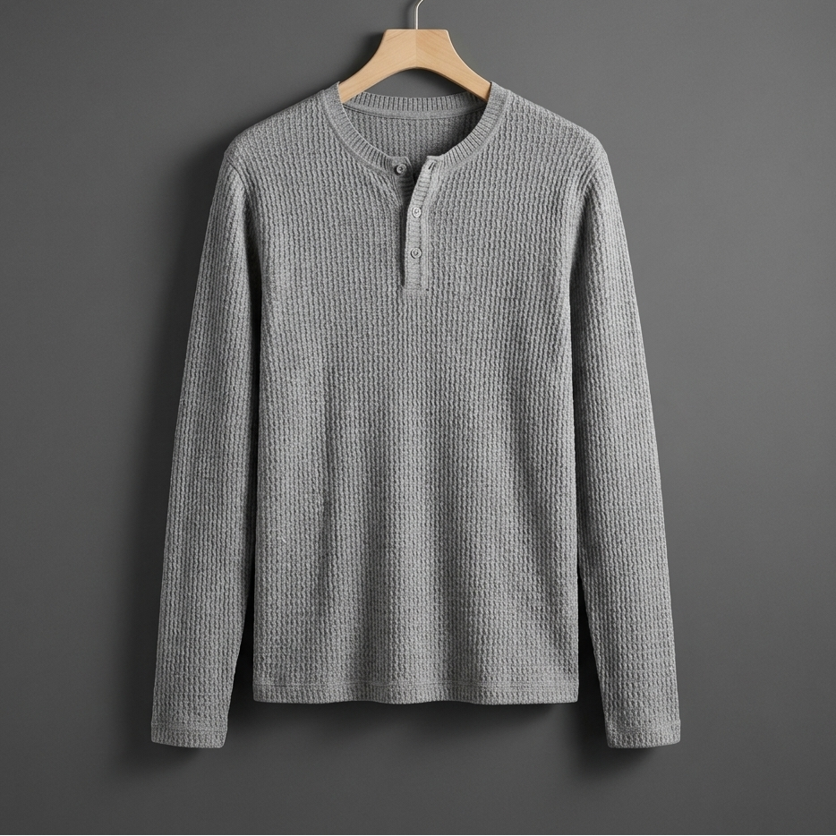 Pietro Milano® Henley de Manga Larga