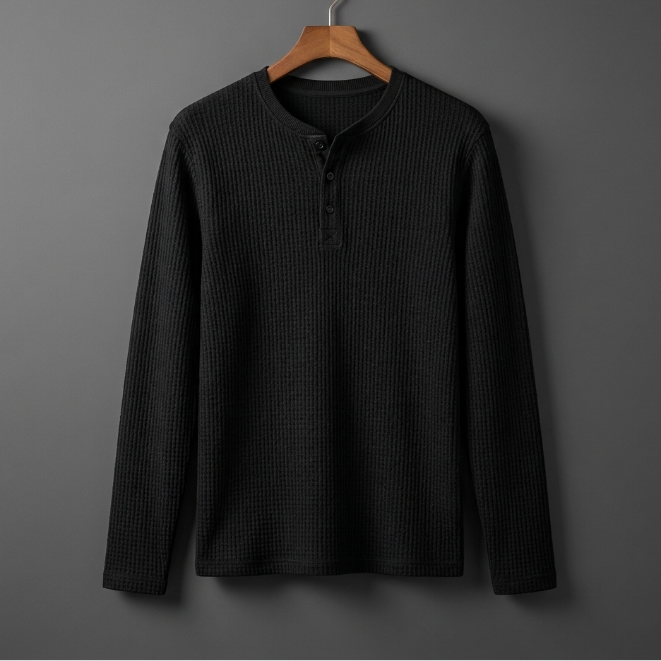 Pietro Milano® Henley de Manga Larga